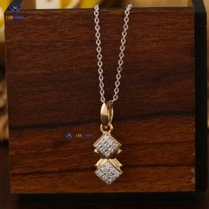 0.234+ Carat Round Brilliant Cut Diamond Pendant, Engagement Pendant, Wedding Pendant, E Color, VVS2-VS2 Clarity