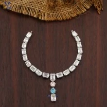 20.23+ Carat Emerald And Round Cut Diamond Nacklace And Earring , Party Nacklace, Wedding Nacklace And Earring, E Color, VVS2-VS2 Clarity