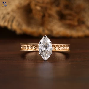 1.02+ Carat Marquise Cut Diamond Ring, Engagement Ring, Wedding Ring, E Color, VVS2-VS2 Clarity