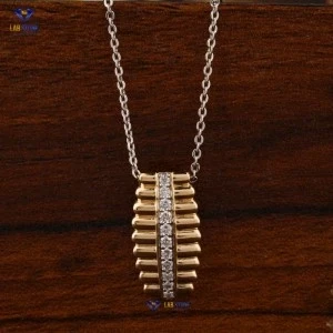 0.178+ Carat Round Brilliant Cut Diamond Pendant, Engagement Pendant, Wedding Pendant, E Color, VVS2-VS2 Clarity