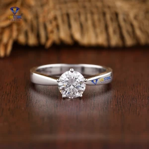 1.57+ Carat Round Brilliant Cut Diamond Ring, Engagement Ring, Wedding Ring, E Color, VVS2-VS2 Clarity