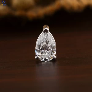 1.06+ Carat Pear Brilliant Cut Diamond Pendant, Engagement Pendant, Wedding Pendant, E Color, VVS2-VS2 Clarity