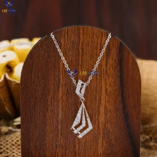 0.2+ Carat Round Brilliant Cut Diamond Pendant, Engagement Pendant, Wedding Pendant, E Color, VVS2-VS2 Clarity