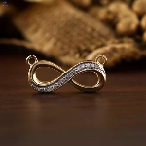 0.076+ Carat Round Brilliant Cut Diamond Pendant, Engagement Pendant, Wedding Pendant, E Color, VVS2-VS2 Clarity