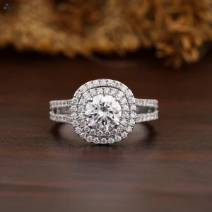 1.78+ Carat Round Brilliant Cut Diamond Ring,Man's Ring, Engagement Ring, Wedding Ring, E Color, VVS2-VS2 Clarity