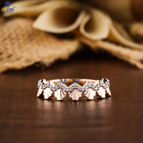 0.232+ Carat Round Cut Diamond Ring, Engagement Ring, Wedding Ring, E Color, VVS2-VS2 Clarity