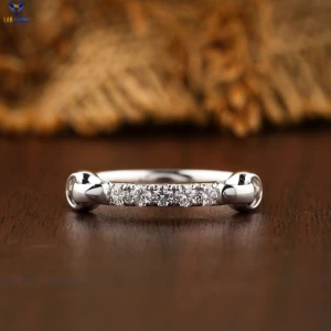 0.22+ Carat Round Brilliant Cut Diamond Ring, Engagement Ring, Wedding Ring, E Color, VVS2-VS2 Clarity