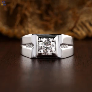 1.31+ Carat Round Brilliant Cut Diamond Ring, Engagement Ring, Wedding Ring, E Color, VVS2-VS2 Clarity