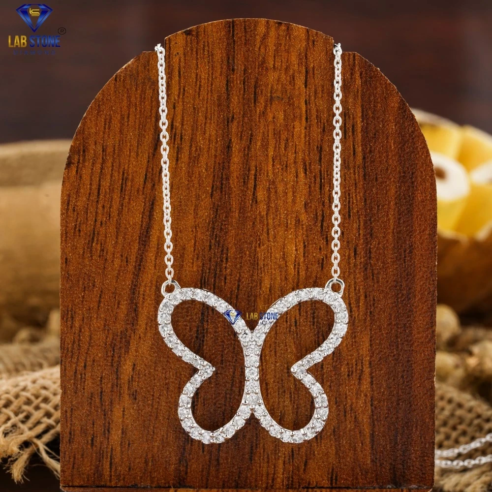 0.891+ Carat Round Brilliant Cut Diamond Pendant, Engagement Pendant, Wedding Pendant, E Color, VVS2-VS2 Clarity