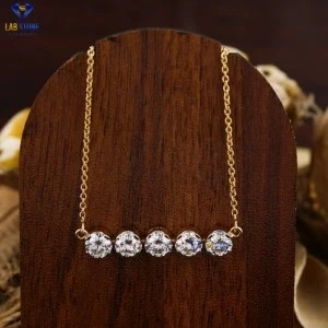 1.99+ Carat Round Brilliant Cut Diamond Pendant, Engagement Pendant, Wedding Pendant, E Color, VVS2-VS2 Clarity