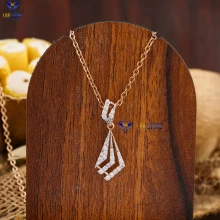 0.2+ Carat Round Brilliant Cut Diamond Pendant, Engagement Pendant, Wedding Pendant, E Color, VVS2-VS2 Clarity