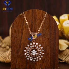 1.14+ Carat Round Brilliant Cut Diamond Pendant, Engagement Pendant, Wedding Pendant, E Color, VVS2-VS2 Clarity