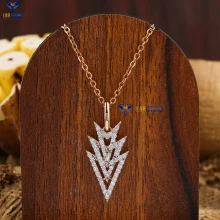 0.42+ Carat Round Brilliant Cut Diamond Pendant, Engagement Pendant, Wedding Pendant, E Color, VVS2-VS2 Clarity