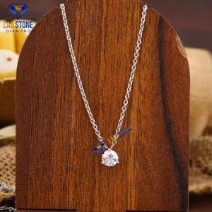 0.40+ Carat Round Brilliant Cut Diamond Pendant, Engagement Pendant, Wedding Pendant, E Color, VVS2-VS2 Clarity