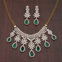 82.40+ Carat Marquise,Pear And Princess Cut Diamond Nacklace and Earring, Engagement Nacklace And Earring, Wedding Nacklace And Earring, E Color, VVS2-VS2 Clarity