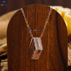 0.15+ Carat Round Brilliant Cut Diamond Pendant, Engagement Pendant, Wedding Pendant, E Color, VVS2-VS2 Clarity