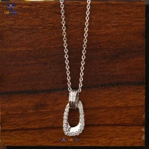 0.153+ Carat Round Brilliant Cut Diamond Pendant, Engagement Pendant, Wedding Pendant, E Color, VVS2-VS2 Clarity