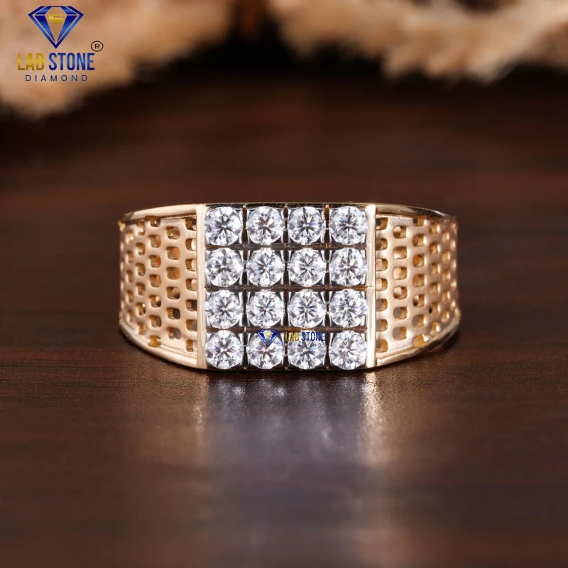 0.72+ Carat Round Cut Diamond Rose Gold Ring by Lab-Stone / Luxurious Diamond Ring / EF-VS color