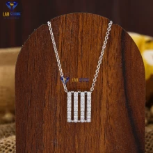 0.352+ Carat Round Brilliant Cut Diamond Pendant, Engagement Pendant, Wedding Pendant, E Color, VVS2-VS2 Clarity