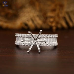 0.80+ Carat Round Brilliant Cut Diamond Ring, Engagement Ring, Wedding Ring, E Color, VVS2-VS2 Clarity