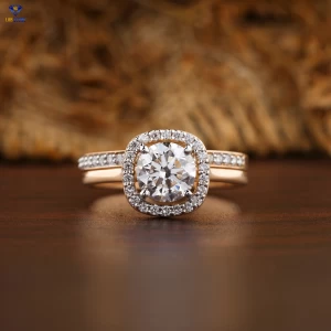 1.49+ Carat Round Brilliant Cut Diamond Ring, Engagement Ring, Wedding Ring, E Color, VVS2-VS2 Clarity