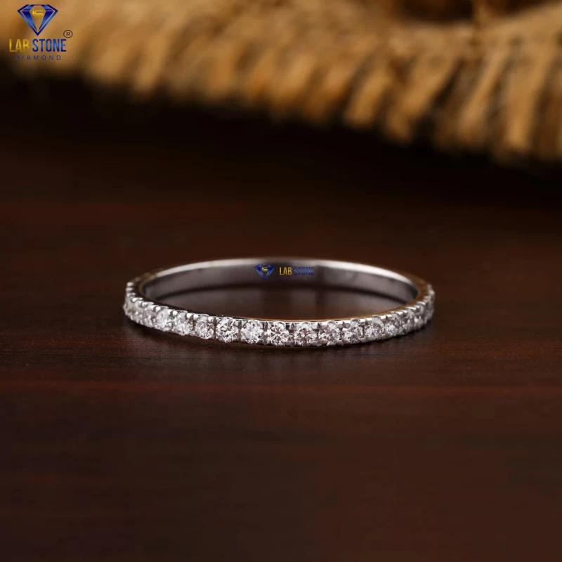 0.17+ Carat Round Brilliant Cut Diamond Ring, Engagement Ring, Wedding Ring, E Color, VVS2-VS2 Clarity