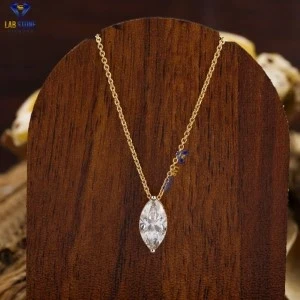 1.02 + Carat Marquise Brilliant Cut Diamond Pendant, Engagement Pendant, Wedding Pendant, E Color, VVS2-VS2 Clarity