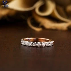 0.45+ Carat Round Cut  Diamond Ring, Engagement Ring, Wedding Ring, E Color, VVS2-VS2 Clarity