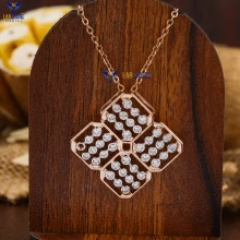 0.49+ Carat Round Brilliant Cut Diamond Pendant, Engagement Pendant, Wedding Pendant, E Color, VVS2-VS2 Clarity