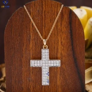 0.58+ Carat Round Brilliant Cut Diamond Pendant, Engagement Pendant, Wedding Pendant, E Color, VVS2-VS2 Clarity