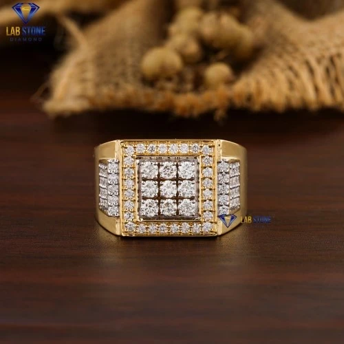 1.377+ Carat Round Cut Diamond Ring, Engagement Ring, Wedding Ring, E Color, VVS2-VS2 Clarity